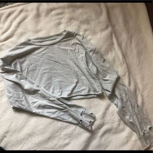 Pure Barre Jonah Brown Crop Top